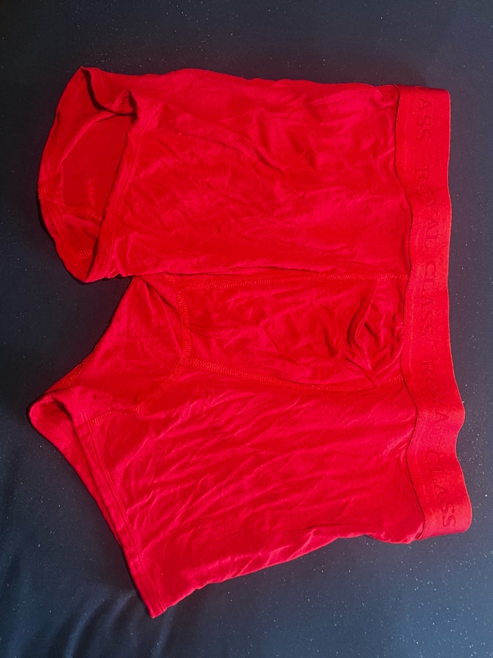 Red Silky Boxer Brief L